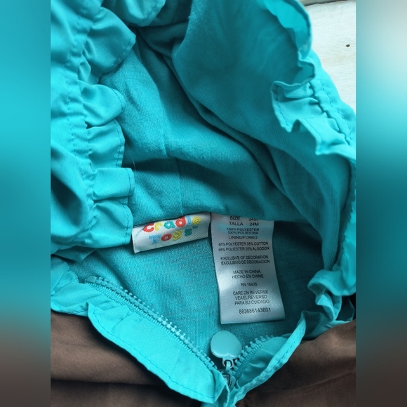 Cradle Togs Toddler Girls Vintage Jogger Outfit Pants Jacket Size 24 Months - Picture 6 of 7